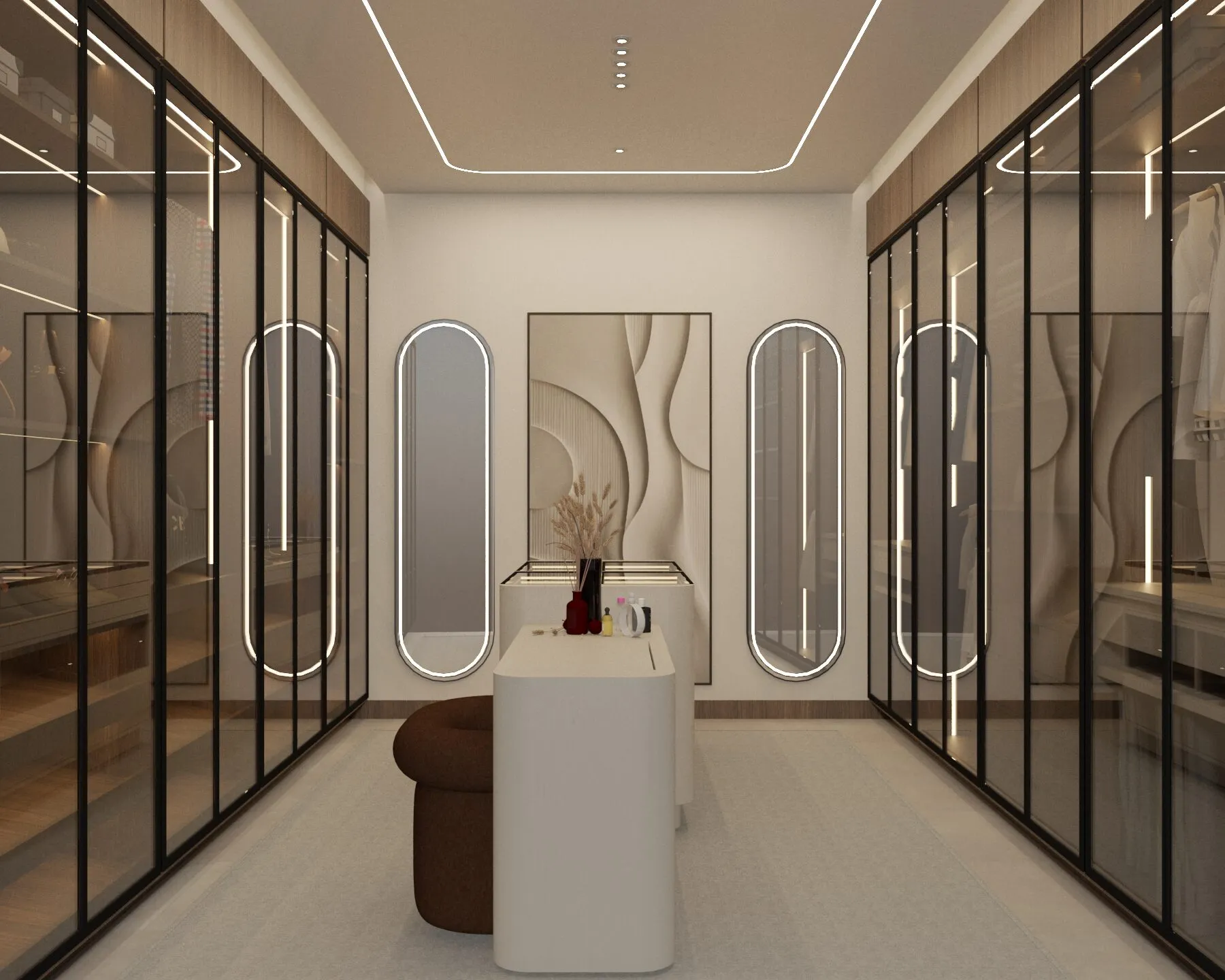 The Dressing Room — Closet by Duarte Cabinets & Design